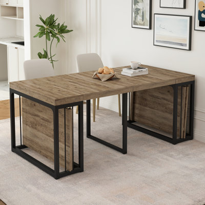 Table de salle à manger moderne extensible, pour 2 à 10 personnes