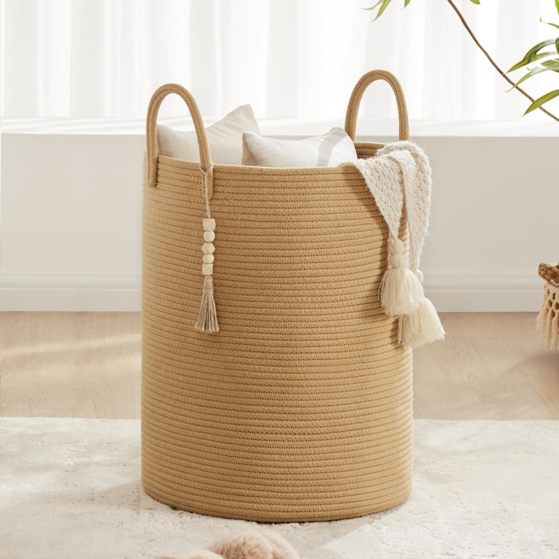 Cotton Laundry Room Organiser, Brown
