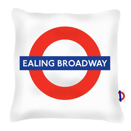 Ealing Broadway Tube Station London Transport Cushion