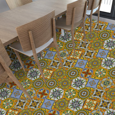 20 cm. W x 23 cm. L Peel and Stick Mosaic Tile