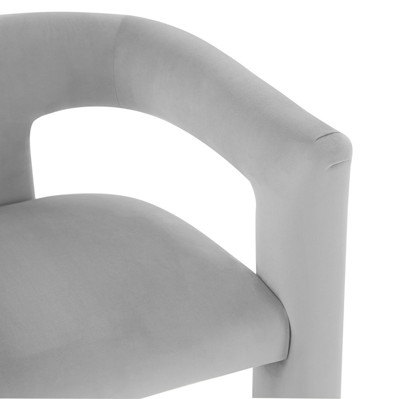 Luchanna 25 de large, Velours gris