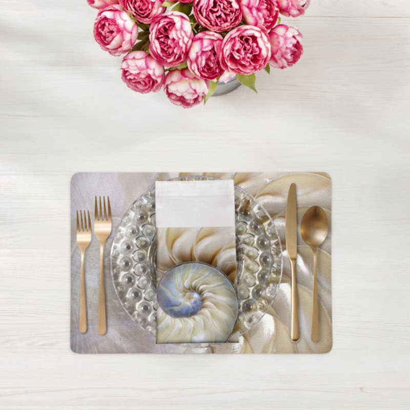 Nautilus Pearl Cotton Sateen Dinner Napkins