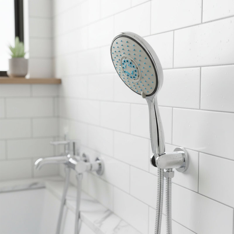 Large 4-Spray Multi-Function Universal Handheld Shower Head Chrome