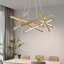 Lustre intégré à 8 lumières DEL Golden Chaos