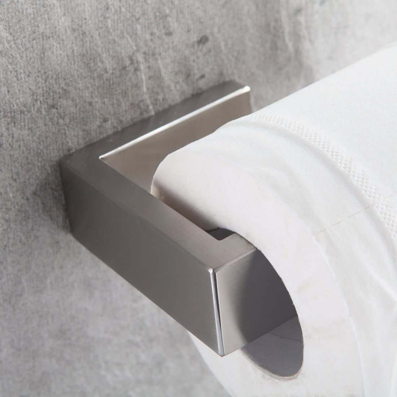 Ensemble de quincaillerie de salle de bain 4 pièces, Nickel brossé