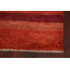 Tapis rouille en laine noué à la main de conception unique 3 pi x 5 pi New Age