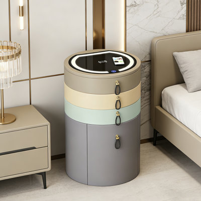 Ensemble de meuble-lavabo minimaliste 18,81 "avec tabouret et miroir
