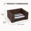 Teamson Striped Polyester Pet Bed