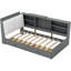 Lit plateforme en bois avec tablettes de rangement et 2 tiroirs-1930291698-1930291697