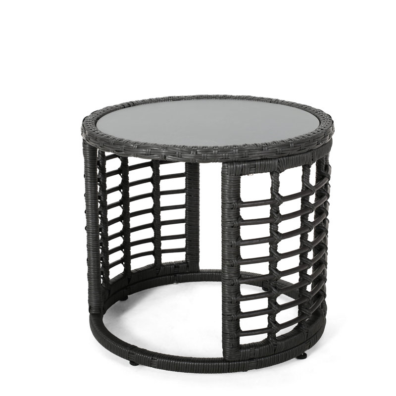 Modern Grey Side Table, 18" Product Depth, Width, 16.52" Height, 12.03 Lb 18In Depth X Width 16.52In 11.9Lb, Drink Serving Counter