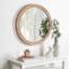 Miroir mural rond 27,5 po pour meuble-lavabo