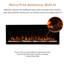 Modern Ember Highmark Smart Linear Electric Fireplace - 10 Different Flame Colors, Works With Alexa And Google Assistant-273009007