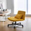 Chaise de bureau Linen Criss Cross