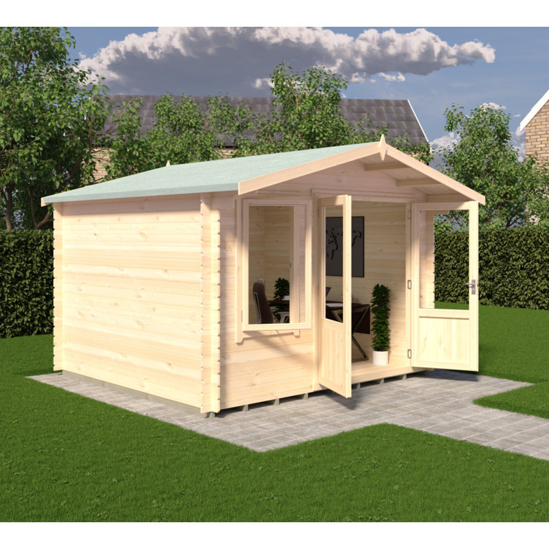 11 x 10 Ft. Berryfield Log Cabin, Yes