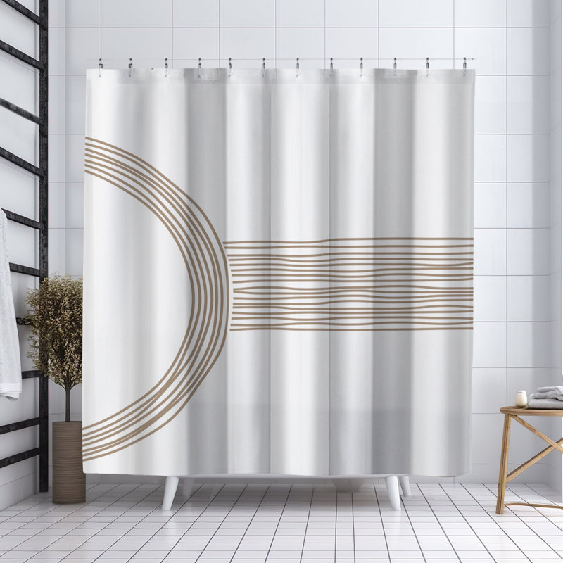 Rideau de douche Coco, Beige