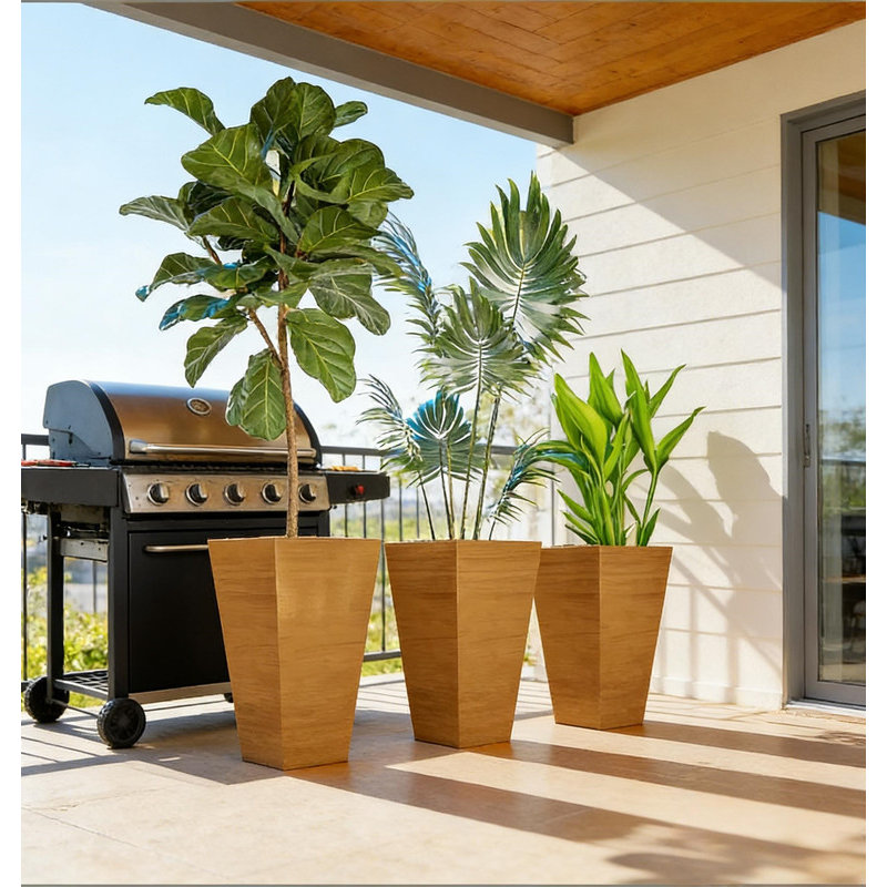 Ensemble de 3 pots à fleurs Classic