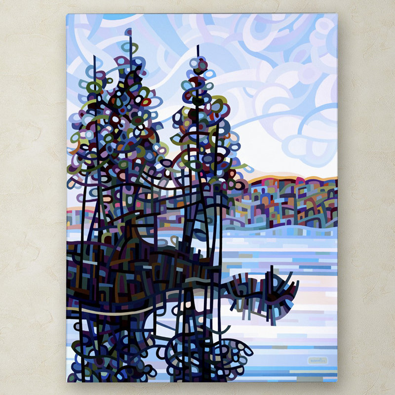 Haliburton Morning par Mandy Budan - reproduction d'art graphique sur toile, H 24 po x l 18 po x P 2 po