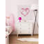 Margarida Blurry Heart Print on Wrapped Canvas-1784322304