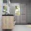 Ensemble de meuble-lavabo mural simple 48 po Lause Kody-1968332305