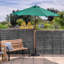 Harbour Housewares - Concrete Garden Parasol Base - 12kg - Black