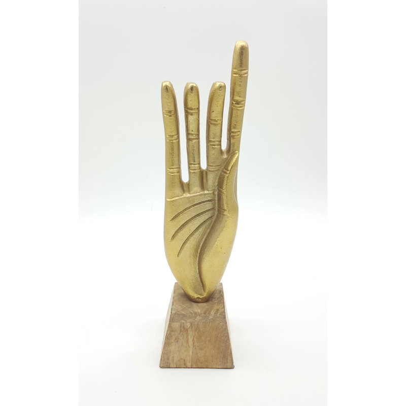Raising Hand Sculpture