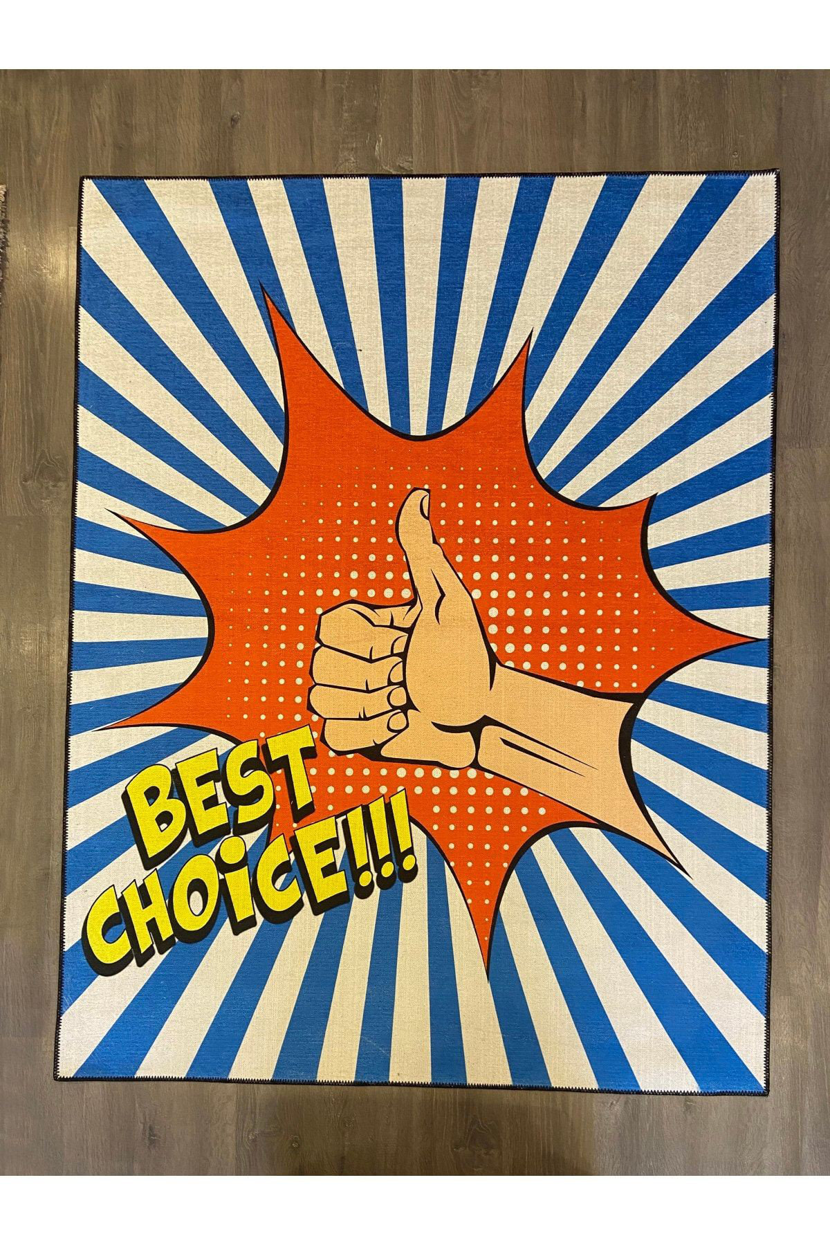 Orren Ellis Pop Art Best Choice Text Machine Washable Rug - Wayfair Canada