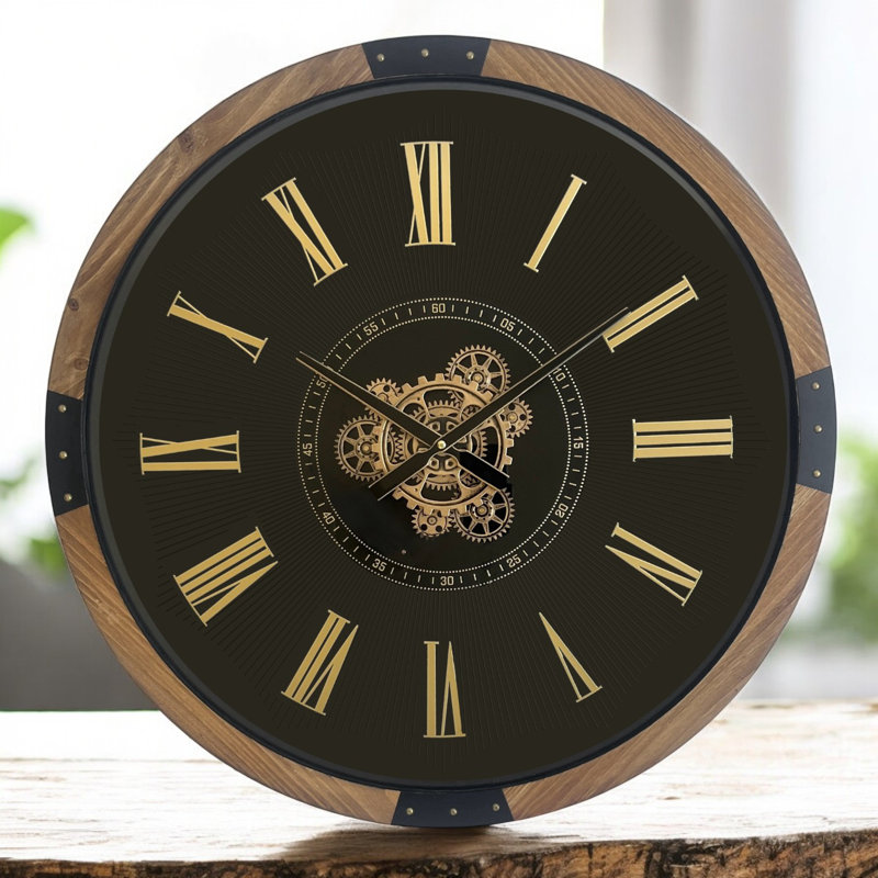 Solid Wood Wall Clock