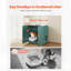 Enceinte de litière pour chat, armoire cachée avec trous ventilés, salle de bain intérieure en bois, maison pour animaux à double porte, table d'appoint pour la plupart des bacs à litière