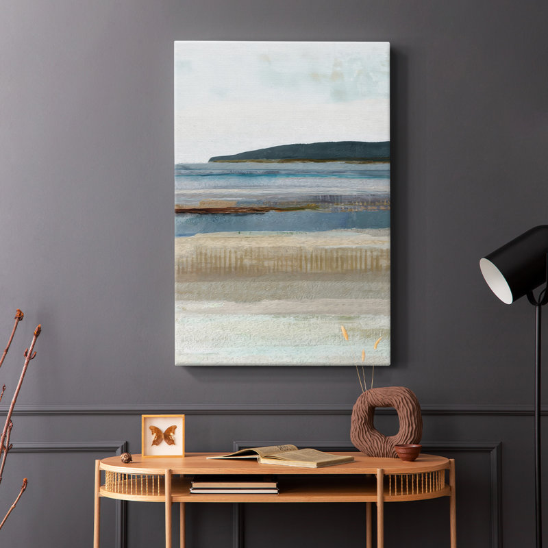 Saltwater Bay II -Galerie enveloppée Cavas, H 12 po x l 8 po