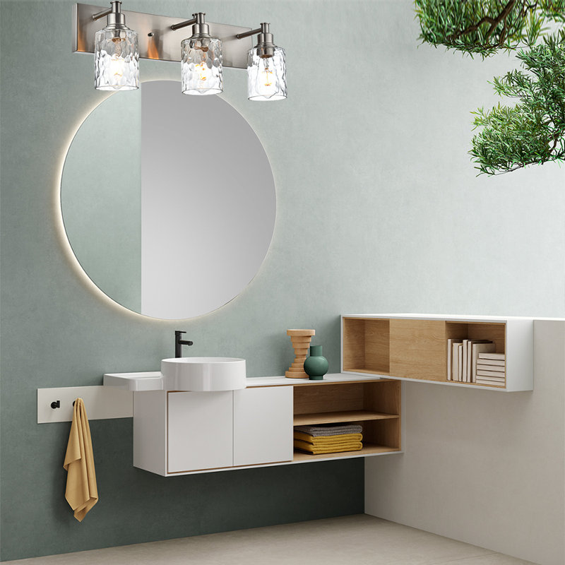 Everly Quinn Krishav 3 - Light Dimmable Vanity Light | Wayfair