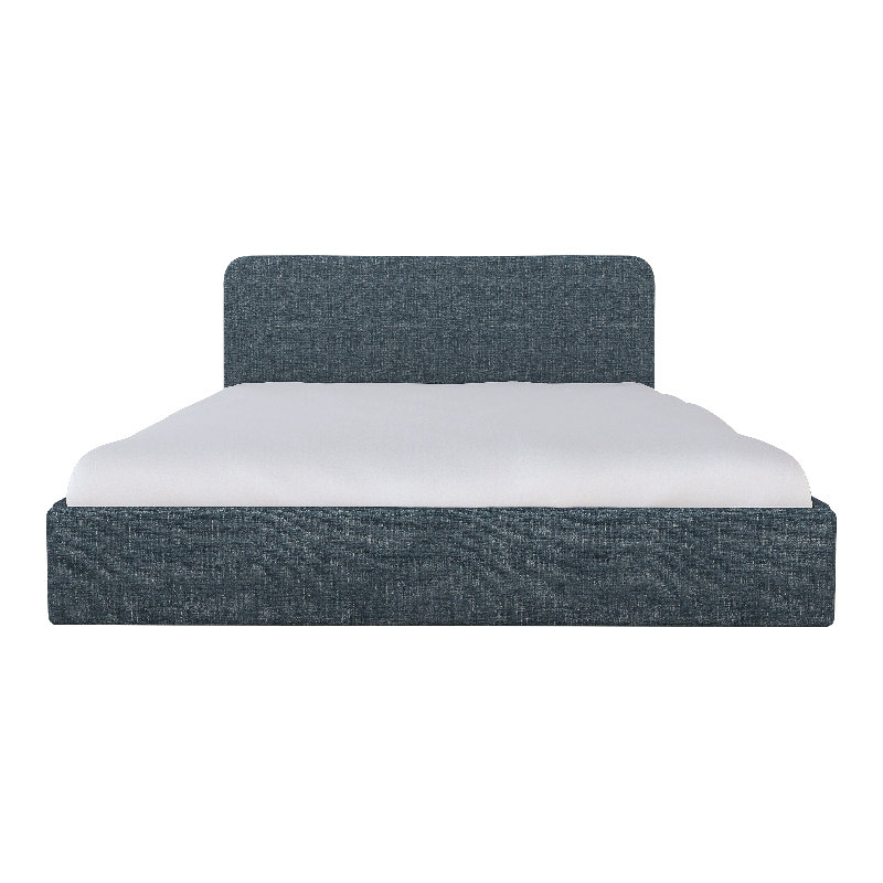 Detroit Upholstered Bed, Double Up Chambray, Full