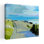 «Walking The Marginal Way», art contemporain de paysage côtier abstrait lavande