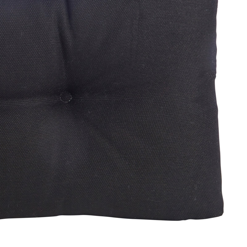 Omega Non-Slip Bench Cushion, Midnight Black, 35" W x 14" D