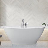 Elise 62.25" Freestanding Air Bathtub
