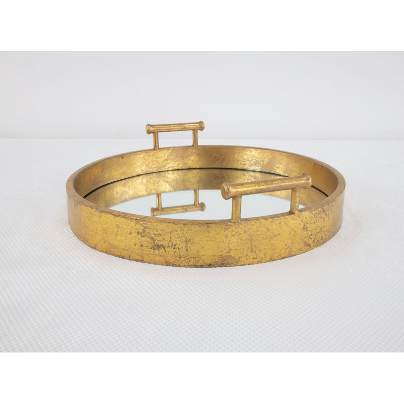 Perla Round Decorative Tray