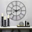 Garney Metal Wall Clock with Black Hands-397388219-397388216