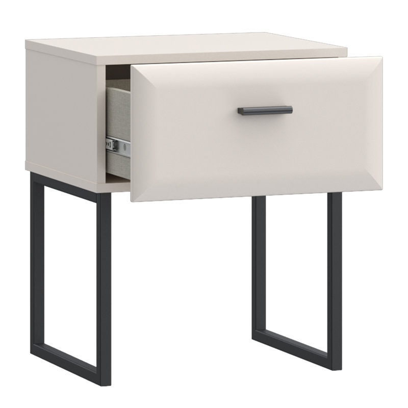 45.2cm W Manufactured Wood Bedside Table