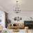 Jillann Iron Wagon Wheel Chandelier