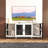 TV Stands with Metal Open Bookshelf-949649801