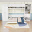 Lit escamotable en bois avec 2 tiroirs, tablettes et garde-robe-771299380-771299387