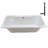60'' x 32'' Drop-In Soaking Acrylic Bathtub-97545308