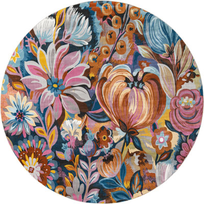 Clydine Floral Indoor Rug