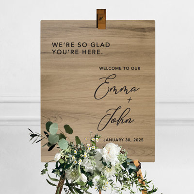 Wood Backdrops & Signs