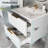 24 Inch White Bathroom Vanity Without Sink