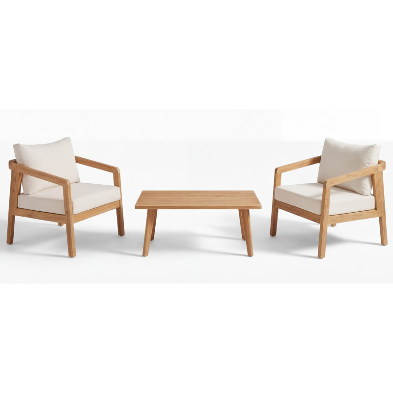 Ensemble de chaises de patio pour l'extérieur (ensemble de 3)
