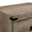 Commode contemporaine à cinq tiroirs avec fabrication en bois massif et finition en mélamine durable pour les chambres rustiques