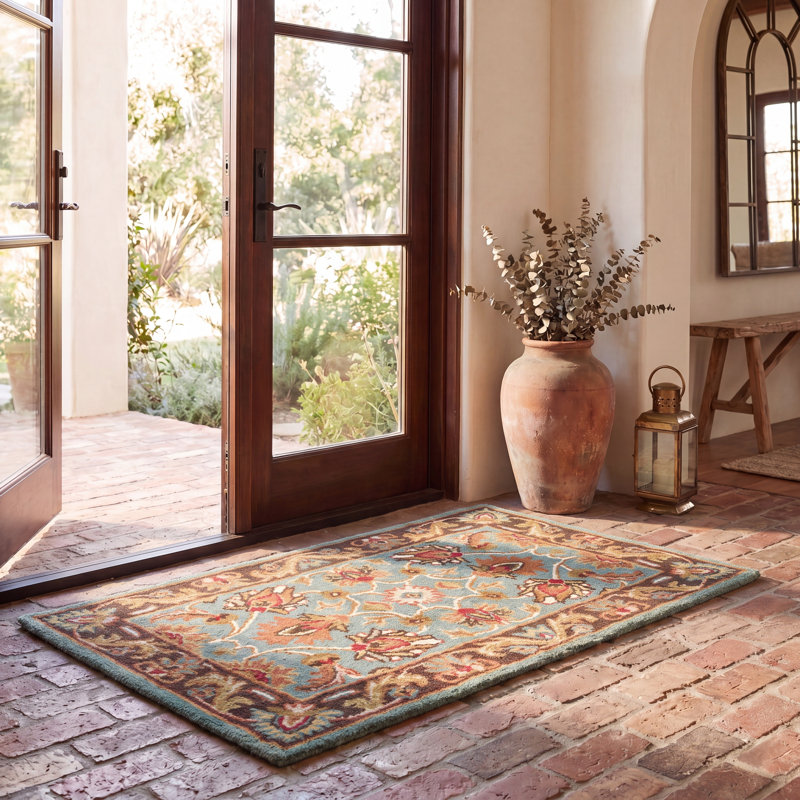 Cranmore Hand Tufted Wool Traditional Rug, Rectangle 2' x 3'