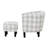 Anges Upholstered Barrel Chair with Ottoman-1892955774