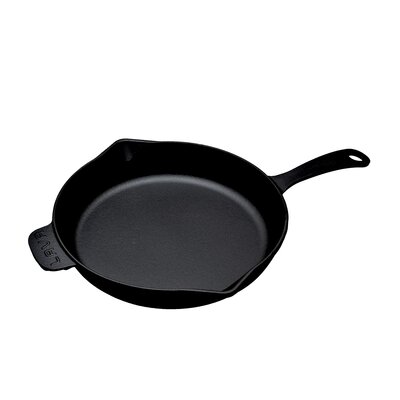 Lava Enameled Cast Iron Skillet Frying Pan with Pour Spouts -  LAVA CAST IRON, LV ECO Y TV 28