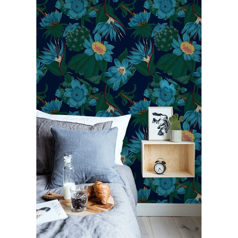 Altha Flowers Wallpaper, 208 x 146cm